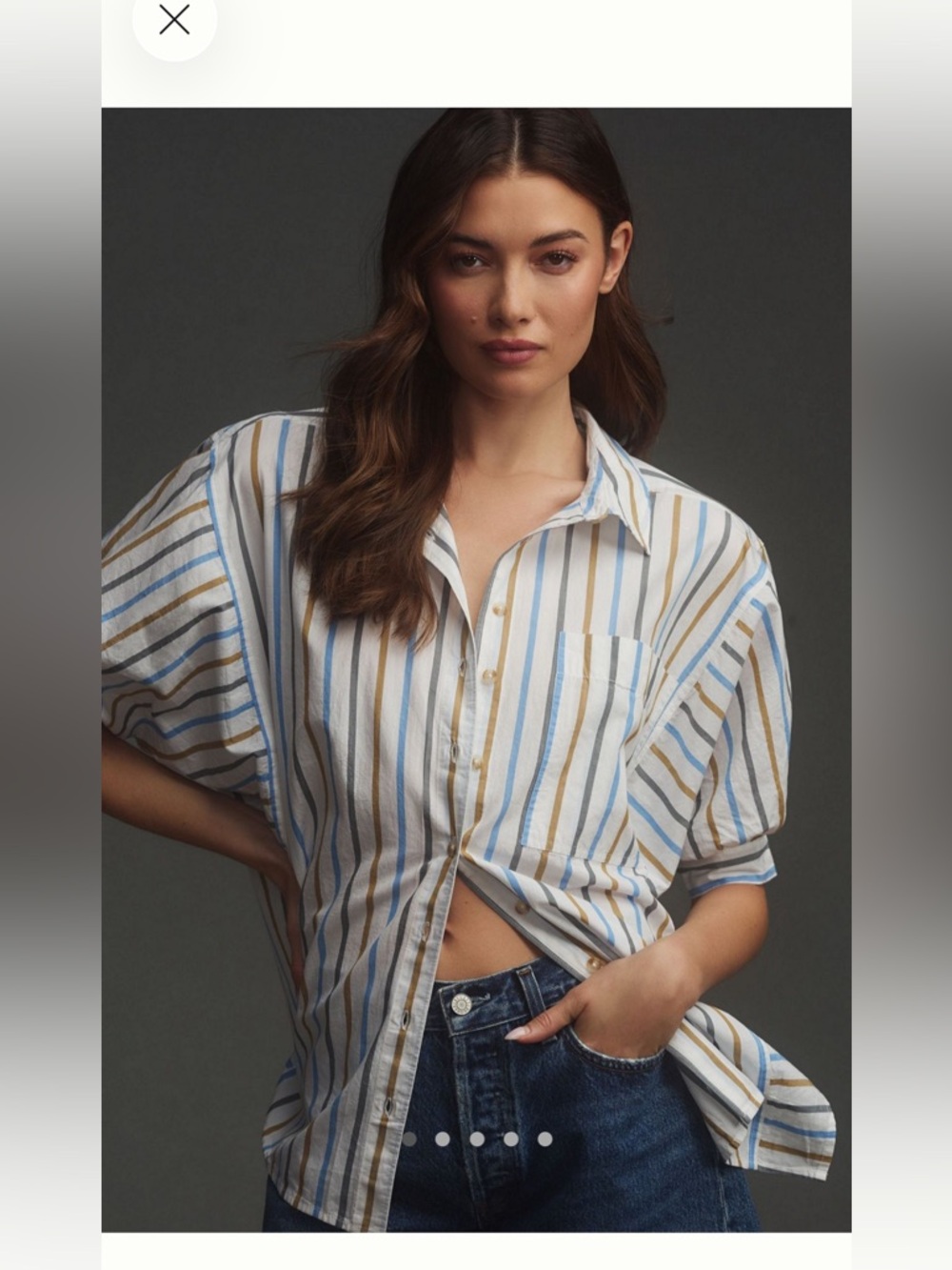 Anthropologie button down shirt